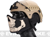 Avengers Helmet Face Armour HAF Mask for Airsoft (Color: Skull)