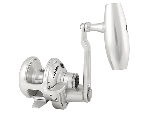 Accurate Valiant V2 300 Slow Pitch Jigging Reel - Single Speed Right Hand Silver