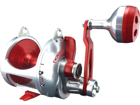 Accurate Fishing Valiant Reel (Model: BV2-800 / Left Handed / Red)