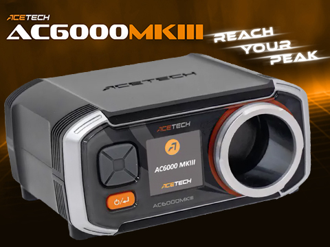 AceTech AC6000 MK-III BT Airsoft Chronograph W/ Bluetooth Including