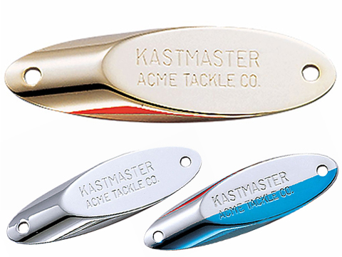 ACME Tackle Company Kastmaster Spoon Fishing Lure (Color: Chrome & Neon Blue / 1oz)