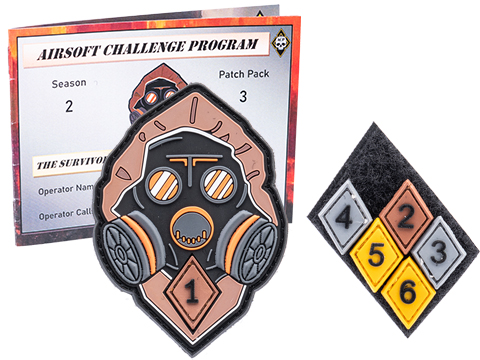 Airsoft Challenge Program Season 2 Patch Pack (Model: The Survivor Minimalist & +K/D)