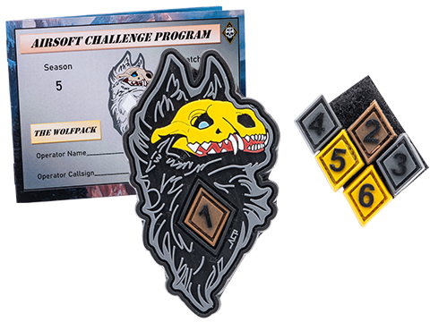 Airsoft Challenge Program Season 5 Patch Pack (Model: The Wolfpack Teamwork)
