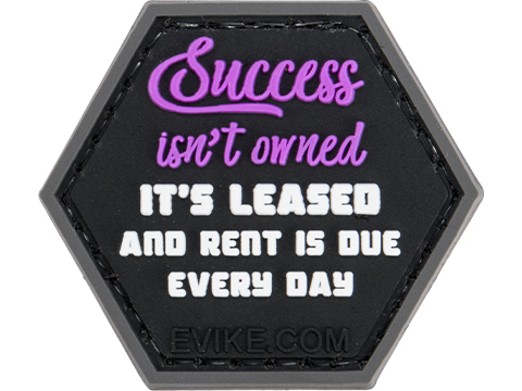 Operator Profile PVC Hex Patch Catchphrase Series 6 (Model: Success Isn't Owned)