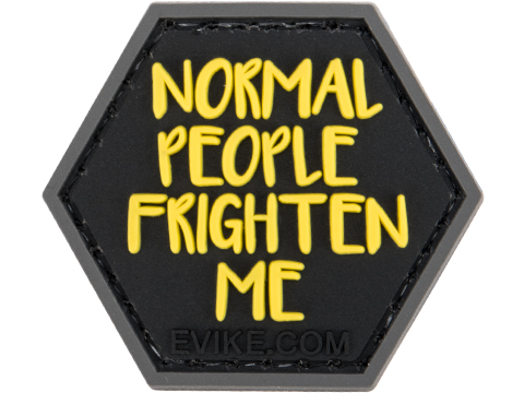 Operator Profile PVC Hex Patch Catchphrase Series 6 (Model: Normal People Frighten Me)