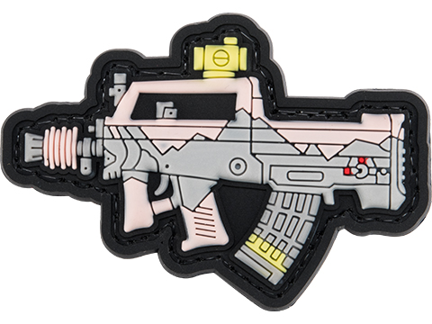 Evike.com PVC Morale Patch Mini Gun Series (Model: Type 97B / Pink)