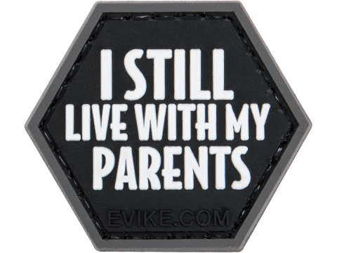 Operator Profile PVC Hex Patch Catchphrase Series 6 (Model: I Still Live With My Parents)