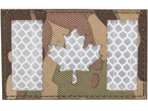 Matrix Reflective Canada Flag Patch w/ Nylon Bordering (Color: Multicam)