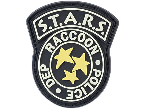 S.T.A.R.S. Glow-in-the-Dark PVC Hook and Loop Morale Patch