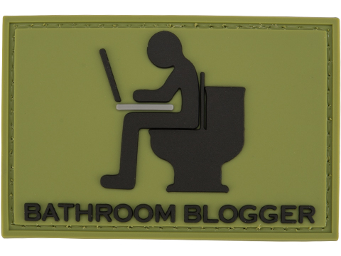 Evike.com PVC 2 x 3 Morale Patch - Bathroom Blogger