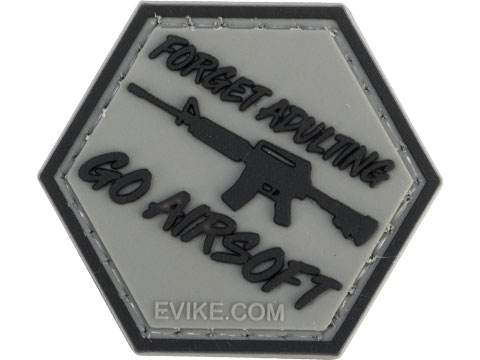 Operator Profile PVC Hex Patch iAirsoft Series 1 (Model: Phrases / Forget Adulting Go Airsoft)