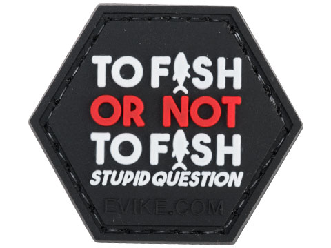 Operator Profile PVC Hex Patch Fishing Series 2 (Style: To Fish or Not to Fish)