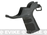 APS Hand Stippled Endurance Grip w/ Integrated Trigger Guard for M4 Series Airsoft AEG Rifles (Color: Black)