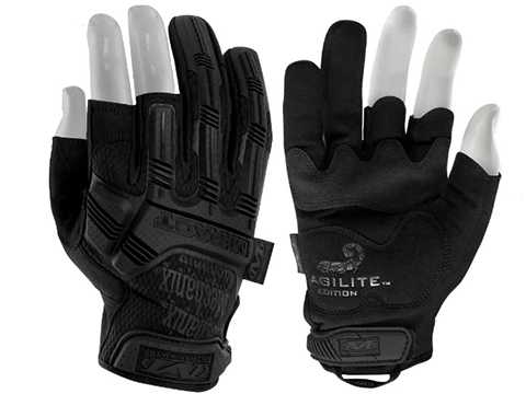 Mechanix M-PACT Agilite Edition Tactical Gloves (Color: Black / Medium)