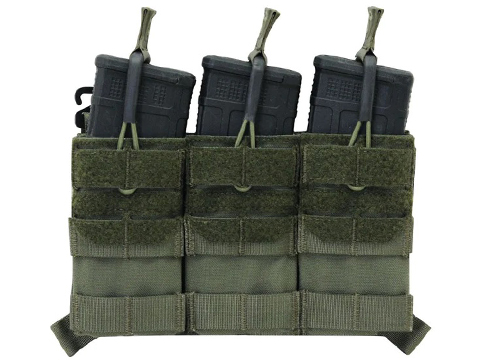 Agilite AG3™ Placard Triple M4/M16 Magazine Pouch (Color: Ranger Green)