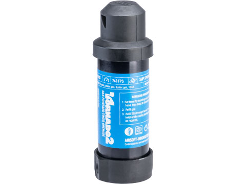 Airsoft Innovations Tornado 2 Timer Frag Grenade (Color: Black)