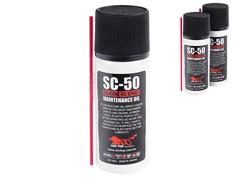 Competition Grade Airsoft / Firearm Silicone Lubricant Oil Spray  - 200ml / 6.7oz Large Can