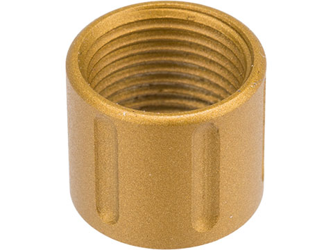 6mmProShop CNC Machined Aluminum 14mm Negative Thread Protector (Type: Type A / Titanium Nitride)