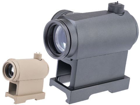 Matrix T1 1x24 Style Micro Red/Green Dot Reflex Sight w/ Mount Set (Color: Dark Earth / Low Profile, 1 QD, & 45 Degree Offset)