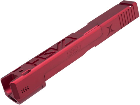 6mmProShop DASH .22 Cal Style Slide Set for GLOCK 17 Airsoft Pistols (Color: Red)