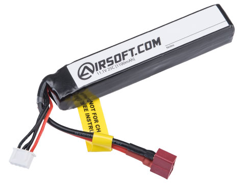 Airsoft.com 11.1v High Performance Airsoft Battery (Model: Standard Deans / 1100mAh)