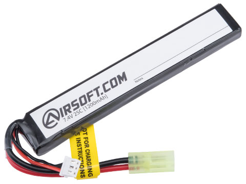 Airsoft.com 7.4v High Performance Airsoft Battery (Model: Small Tamiya / 1200mAh)