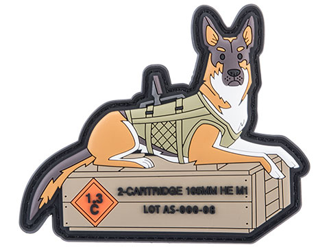 Patch Fiend Tactical Dog Series PVC Morale Patch (Design: German Shepherd Tactical Dog)