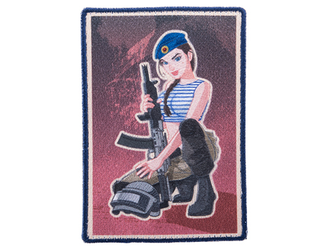 Patch Fiend Modern Pinup Girl Series Embroidered Morale Patch (Model: Russian Spetsnaz)