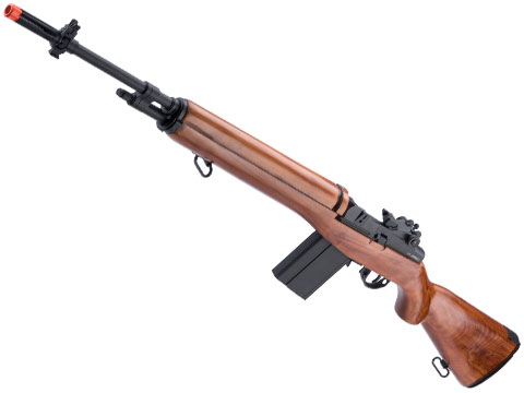 A&K M1A Full Size Airsoft AEG Rifle w/ Real Wood Stock