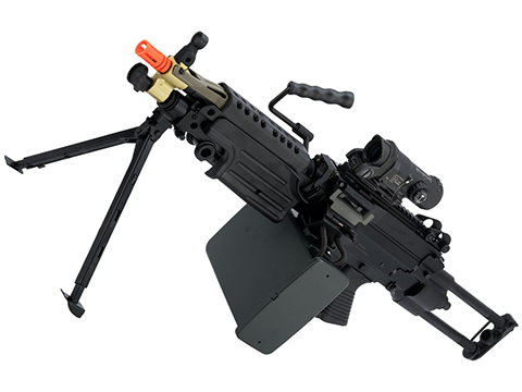 A&K / Cybergun FN Licensed M249 MINIMI SAW Machine Gun w/ Metal Receiver (Model: MK II Para / Black)