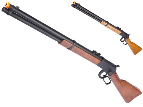 Matrix Special Edition M1892 High Power Lever Action Airsoft Gas Sniper Rifle by A&K (Model: Real Wood Stock)