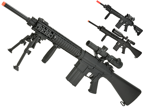 A&K Full Metal SR-25 Airsoft AEG Rifle 