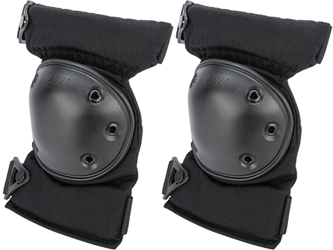 Alta Industries AltaCONTOUR Tactical Knee Pads with Flexible Caps (Color: Black)
