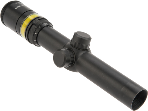 Matrix 1.5-6x24 Fiber Optic Rifle Scope (Color: Green)