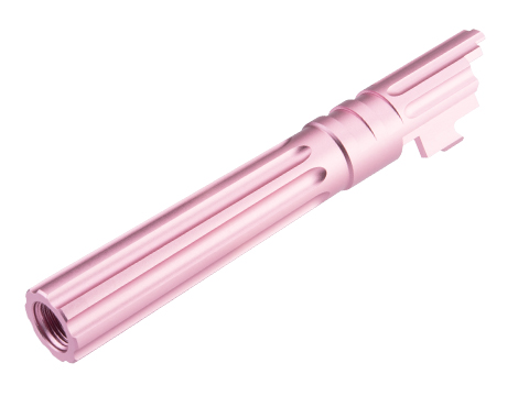 EDGE Airsoft WARP Aluminum Fixed Outer Barrel for 1911 / Hi-CAPA Gas Blowback Airsoft Pistols (Color: Pink)