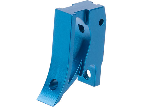 EDGE Airsoft Aluminum Trigger for Hi-CAPA / 1911 Gas Blowback Airsoft Pistols - Type 2 (Color: Blue)