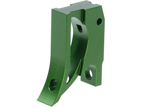 EDGE Airsoft Aluminum Trigger for Hi-CAPA / 1911 Gas Blowback Airsoft Pistols - Type 2 (Color: Green)