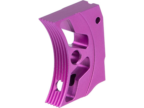 EDGE Airsoft Aluminum Trigger for Hi-CAPA / 1911 Gas Blowback Airsoft Pistols - Type 3 (Color: Purple)