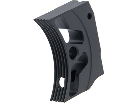 EDGE Airsoft Aluminum Trigger for Hi-CAPA / 1911 Gas Blowback Airsoft Pistols - Type 3 (Color: Black)