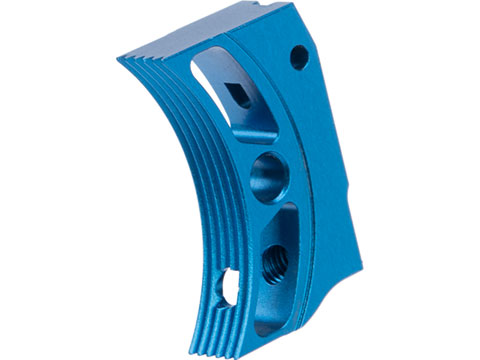 EDGE Airsoft Aluminum Trigger for Hi-CAPA / 1911 Gas Blowback Airsoft Pistols - Type 4 (Color: Blue)