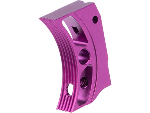 EDGE Airsoft Aluminum Trigger for Hi-CAPA / 1911 Gas Blowback Airsoft Pistols - Type 4 (Color: Purple)