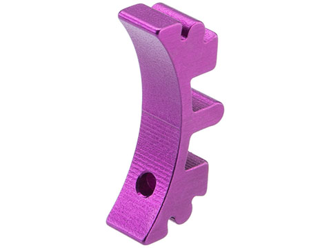 Airsoft Masterpiece Aluminum Puzzle Trigger - Curved Short (Color: Purple)