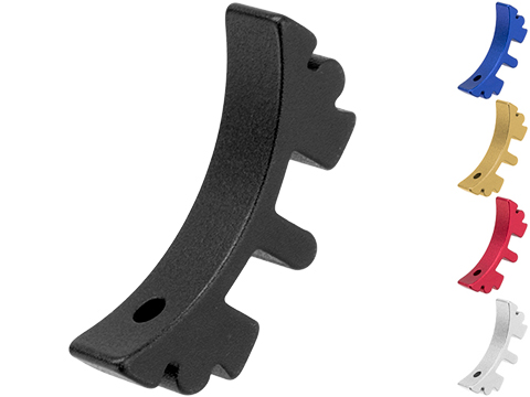 Airsoft Masterpiece Aluminum Puzzle Trigger - Curved Short (Color: Black)