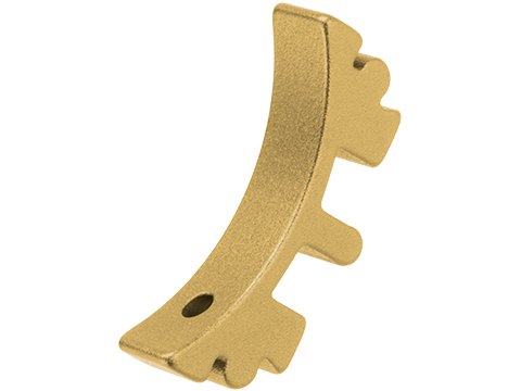 Airsoft Masterpiece Aluminum Puzzle Trigger - Curved Short (Color: Gold)