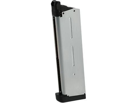 Angry Gun 24 Round Magazine for Marui-Spec 1911 Gas Blowback Airsoft Pistols (Color: Silver)