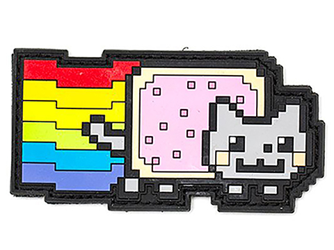 Aprilla Design PVC IFF Hook & Loop Pop Culture Series Patch (Model: Nyan Cat)