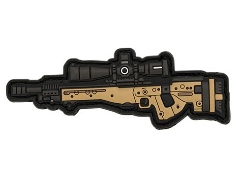 Aprilla Design PVC IFF Hook and Loop Modern Warfare Series Patch (Model: AI AE / Tan)