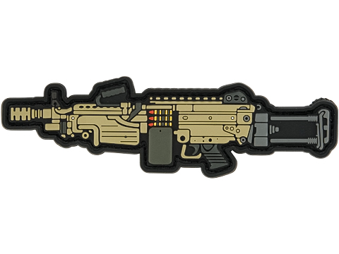 Aprilla Design PVC IFF Hook and Loop Modern Warfare Series Patch (Model: M249)