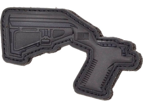 Aprilla Design PVC IFF Hook and Loop Modern Warfare Series Patch (Gun: CA Legal Bump Stock)