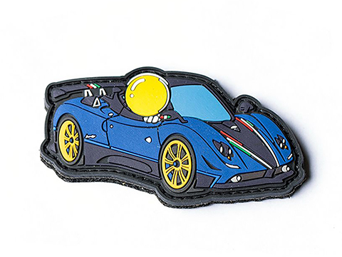 Aprilla Design PVC IFF Hook & Loop Automotive Series Patch (Model: Zonda Tricolore)